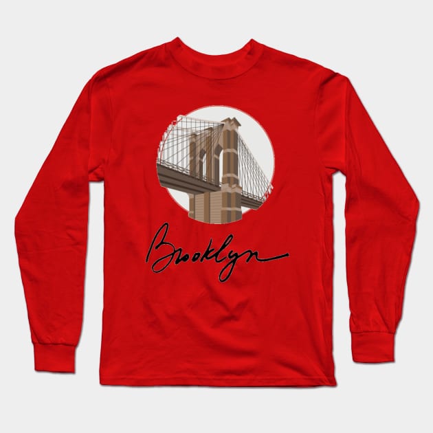 Brooklyn Long Sleeve T-Shirt by Jo3Designs